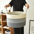 Cotton Rope Laundry & Toy Basket