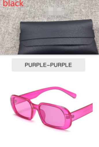 Retro Small-Frame Color Sunglasses