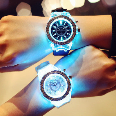 Women's LED Silicone Watch