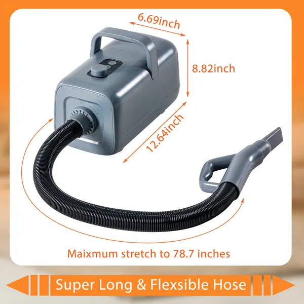 Pet dryer product angle