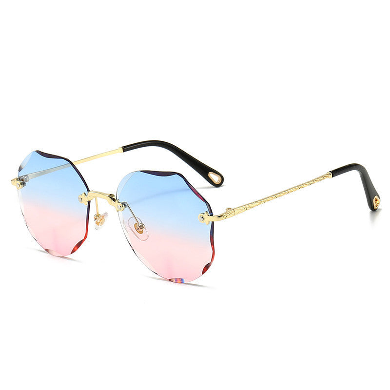 Rimless Polygon Sunglasses